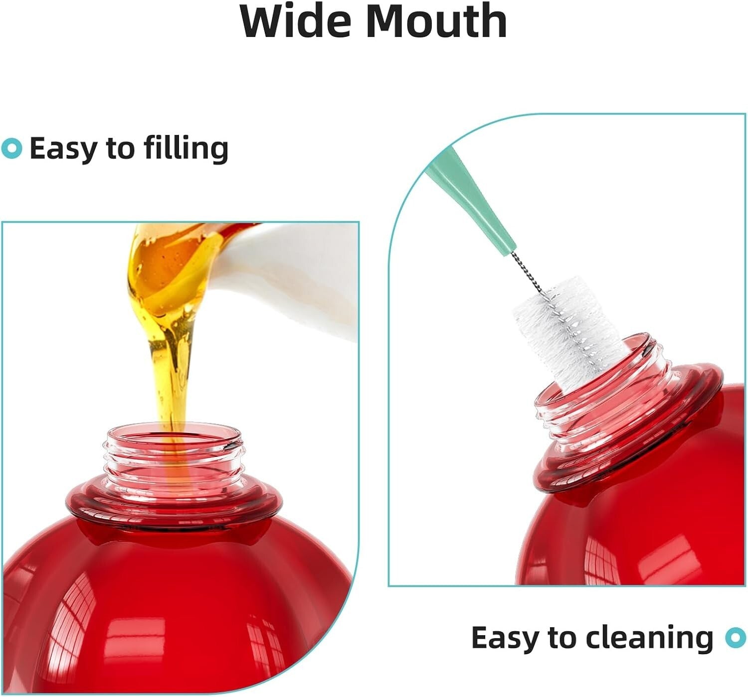 Durable 23oz Outdoor Hanging Hummingbird Feeder - Leak-Proof & Rustproof, 2-Pack