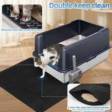 Load image into Gallery viewer, Super Large 28''L Stainless Steel Litter Box for Comfort &amp; Hygiene - XXXL Design