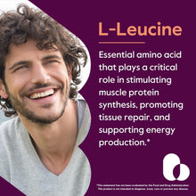 Load image into Gallery viewer, 500mg L-Leucine Capsules (480 Veg Caps) - Pure Protein Synthesis Support