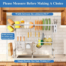 Load image into Gallery viewer, Multi-Purpose Expandable Dish Rack - Customizable Setup for Kitchen Organization