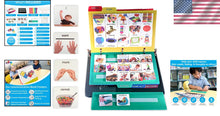 Load image into Gallery viewer, Portable Autism Communication Kit with 162 Photo Cards &amp; Color-Coded Dividers