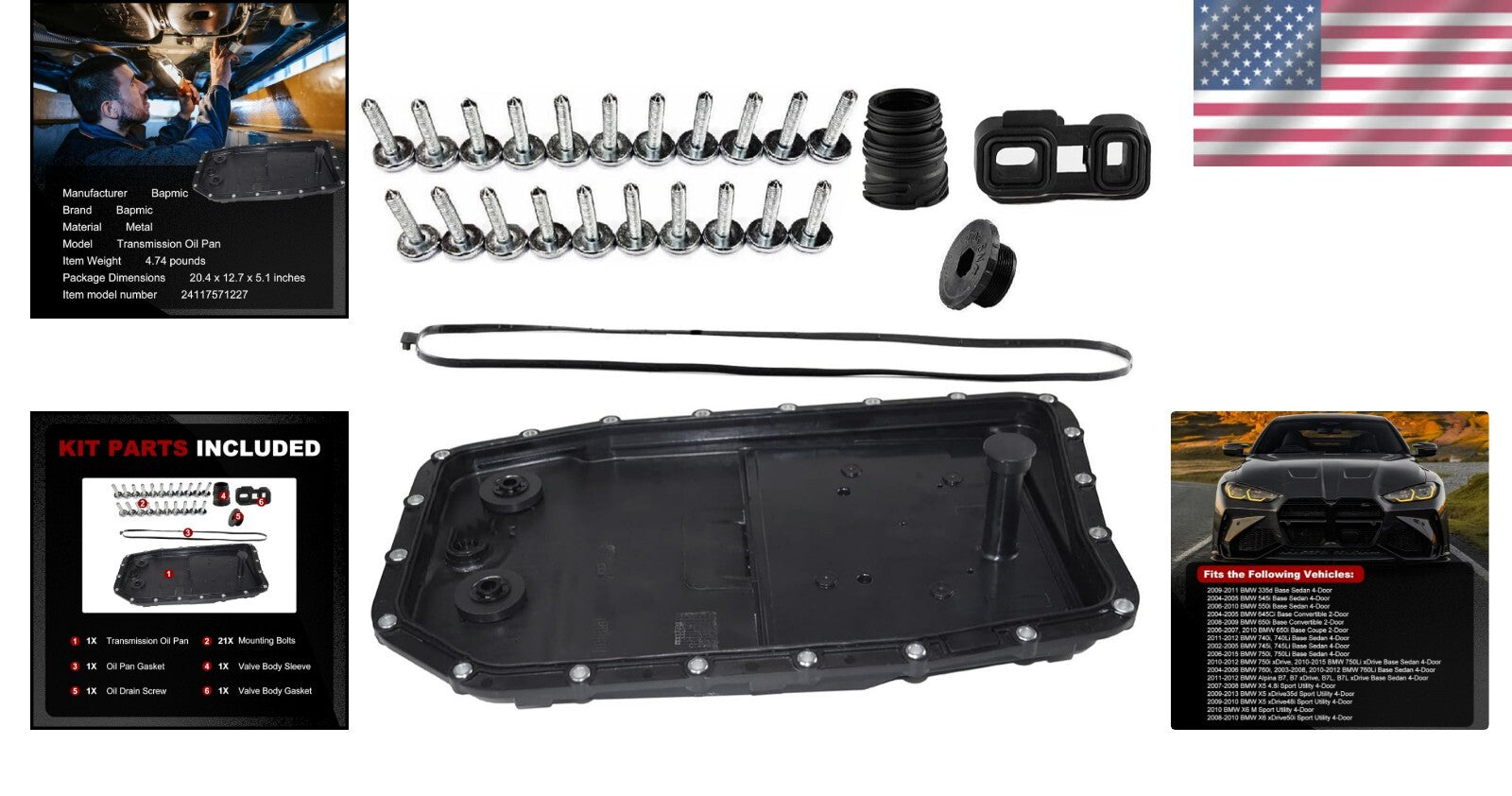 BMW 6HP26 Gasket & Bolts - Trusted Replacement with 12-Month Warranty