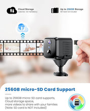 Load image into Gallery viewer, Wireless Indoor Security Camera - High-Definition, App-Controlled &amp; Portable