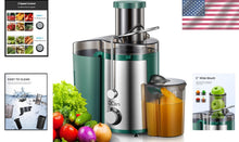Load image into Gallery viewer, Dishwasher Safe Juicer Machine with Wide Mouth &amp; 2 Speeds – Effortless Juicing