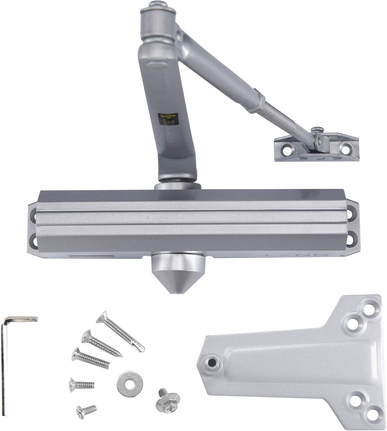 Durable Aluminum Door Closer for High-Traffic Areas - Fire Rated & Adjustable