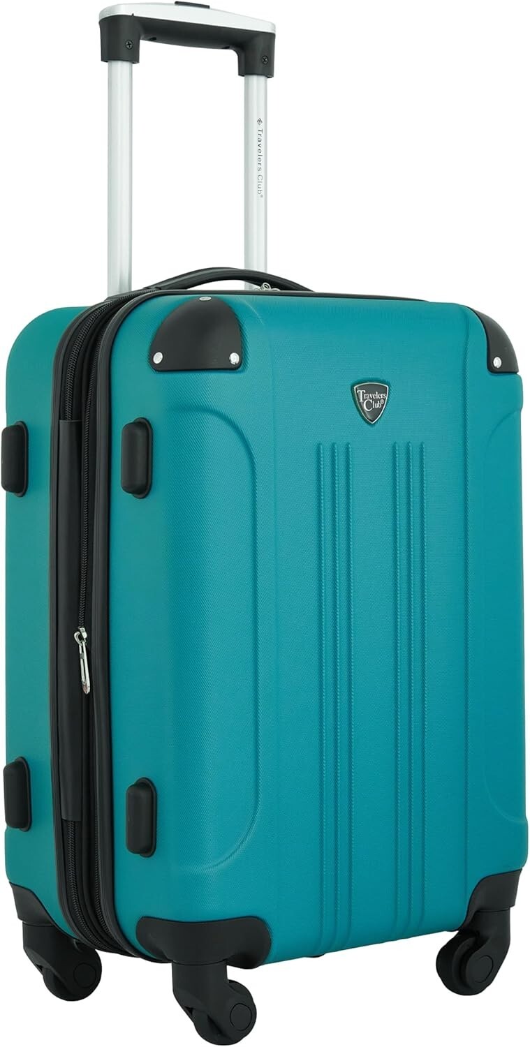 Chicago Teal 3-Piece Expandable Luggage Set - Stylish Travel for Every Adventure