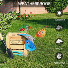 Load image into Gallery viewer, Handcrafted Garden Bird Statues - 3 PCS Outdoor Decoration Set for All Seasons