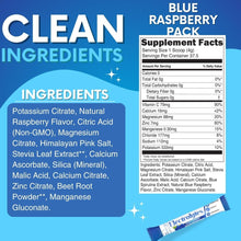 Load image into Gallery viewer, Caffeine-Free Blue Raspberry Electrolytes Powder - 30 Pack for Refreshing Energy