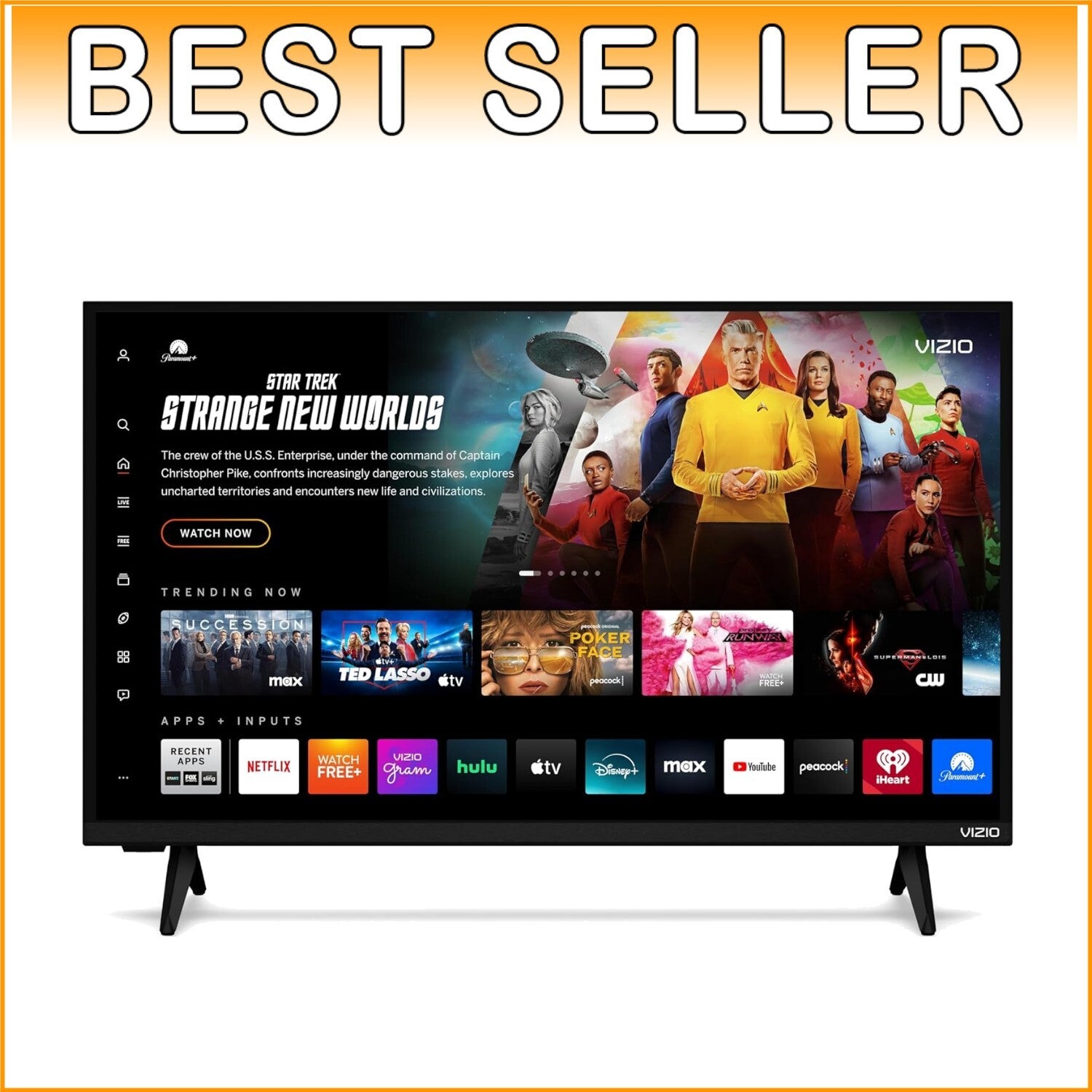 Elegant 40-Inch Full HD 1080p Smart TV with DTS Virtual: X Audio & Alexa