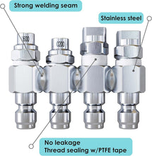 Load image into Gallery viewer, Versatile 4 Tip Pressure Washer Nozzle for 7-8 GPM Soft Wash Systems