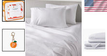 Load image into Gallery viewer, 1500tc Classic White Sheet Set - Extra Soft Cooling for Hot Sleepers - Full Size