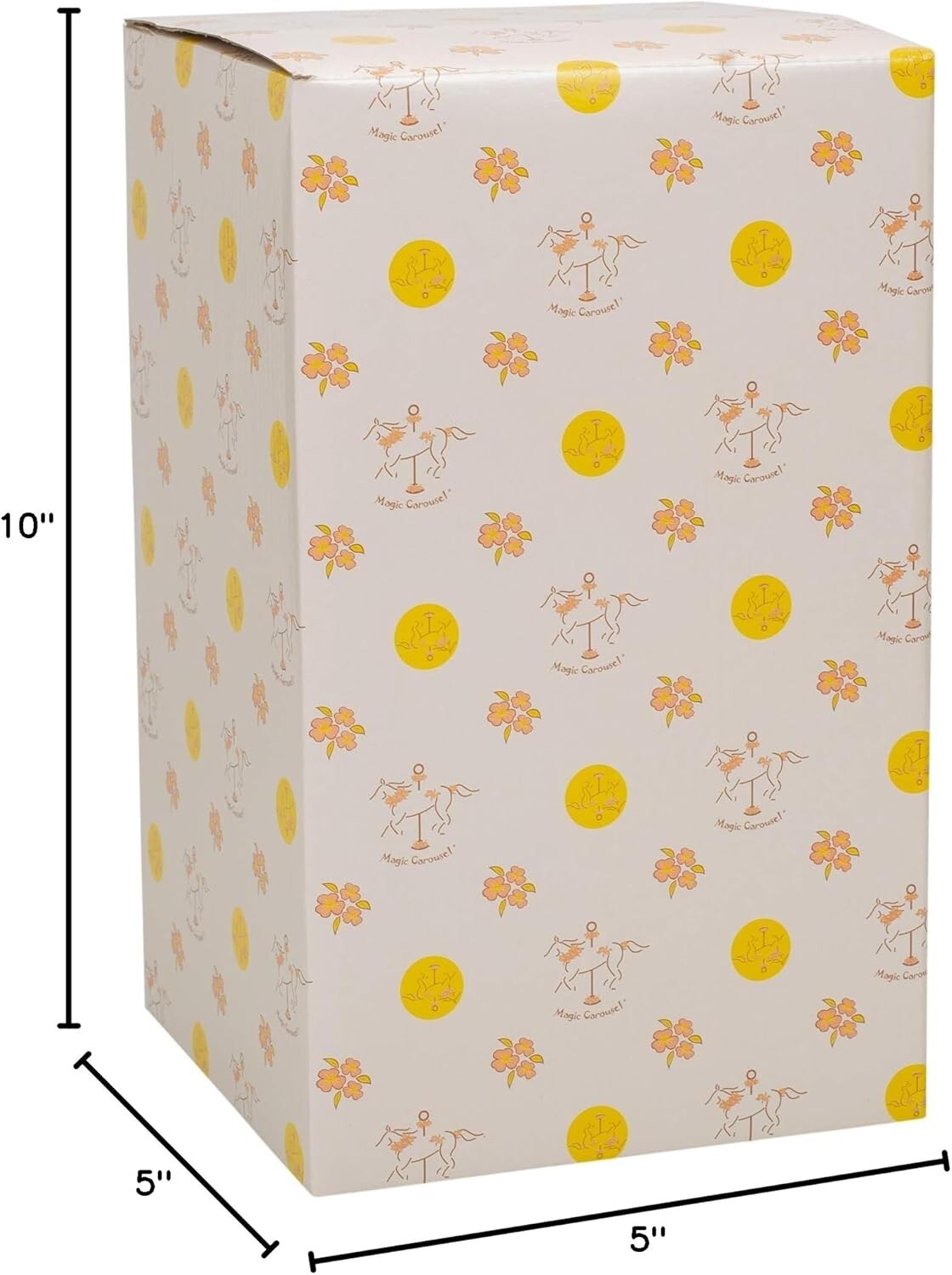 Collectible 10 Inch Gold Tone Carousel with Spinner & Waltz Tune – Artisan Made