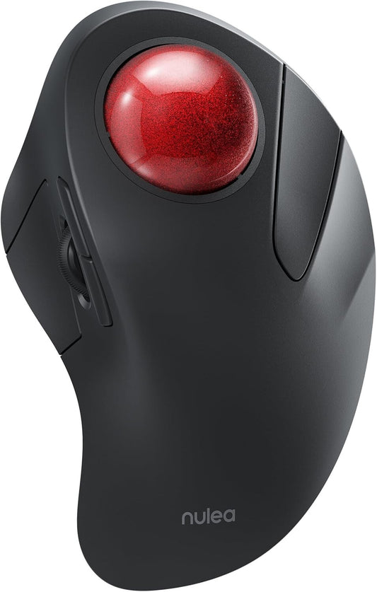 Compact & Lightweight Wireless Rolling Ball Mouse - Ideal for Comfort & Control