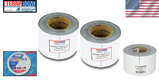 Professional-Grade 4" x 50' Roofseal Sealant Tape for Leak Repair - Pack of 2