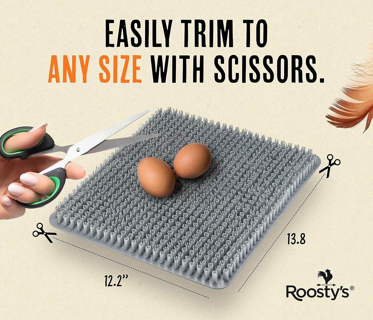 Durable Chicken Nesting Liners - 6 Waterproof Pads for Secure Egg Laying