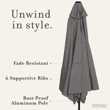 Load image into Gallery viewer, Durable 6 Ft Outdoor Umbrella - Easy Crank &amp; Tilt Design for Ultimate Shade