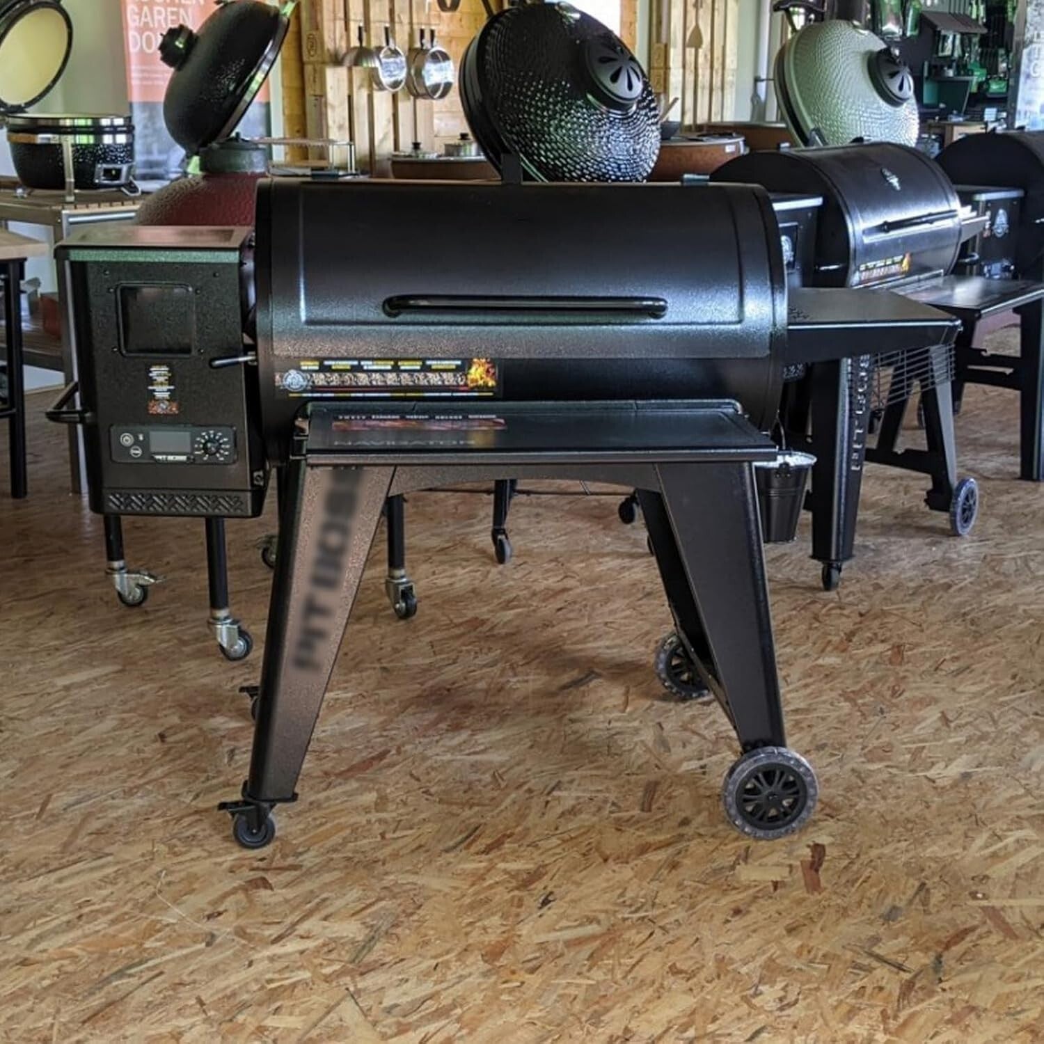 2-Pack 3" Locking Caster Wheels for Pit Boss Pellet Grill Replacement Parts