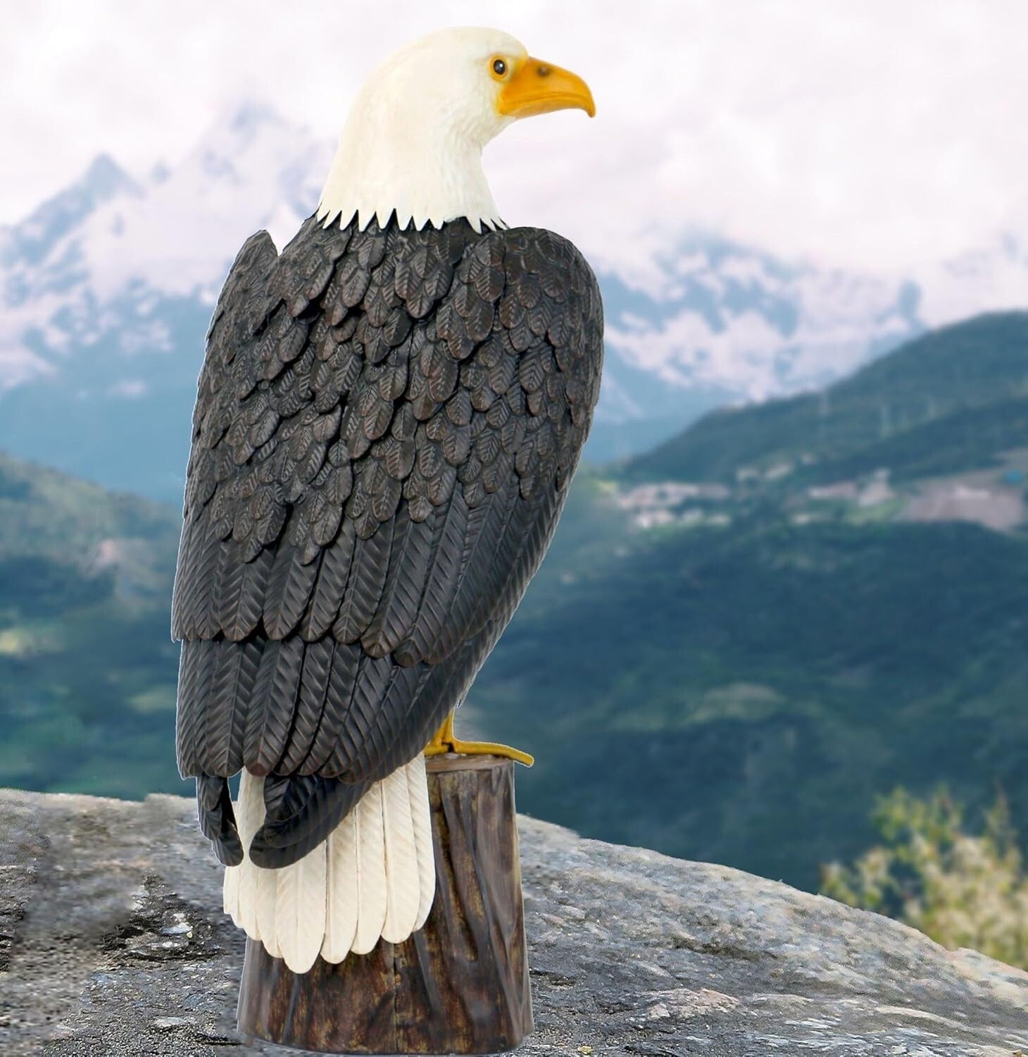 American Liberty Handcrafted Eagle Sculpture - Ideal Gift for Any Occasion