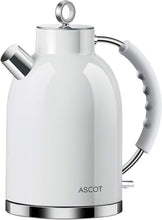 Load image into Gallery viewer, 1.5L Electric Tea Kettle – Stylish Stainless Steel with Safety Features