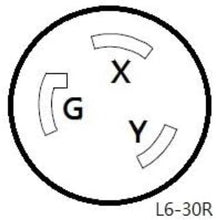 Load image into Gallery viewer, 50FT NEMA L6-30 Heavy-Duty Extension Cord, Ideal for Generators and Equipment