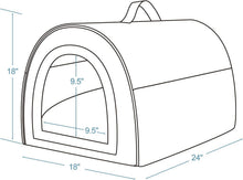 Load image into Gallery viewer, Portable Foldable Pet Tent - Stylish Dog House for Indoor &amp; Outdoor Use