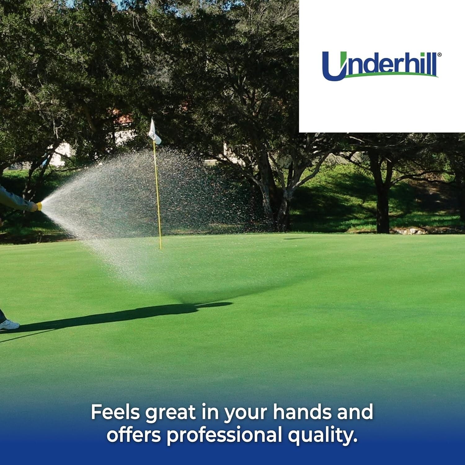 Solid Metal Garden Hose Nozzle with Adjustable Spray – 80 PSI, 3/4-Inch Inlet