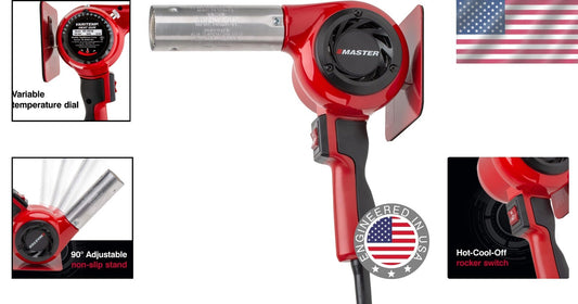 Master Industrial Heat Gun, 130F-1200F, Quick Change Heating Element - USA