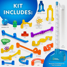 Load image into Gallery viewer, National Geographic 150-Piece Marble Run with Motorized Elevator &amp; 30 Marbles