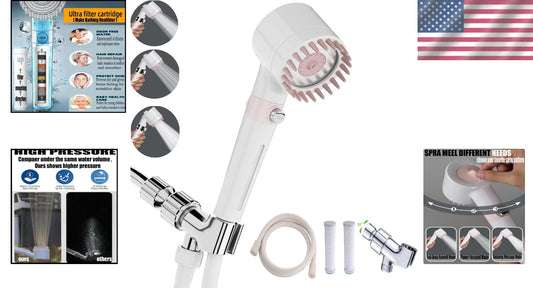 Filtered High Flow Shower Heads - Enjoy Spa-like Luxury with Low Water Pressure