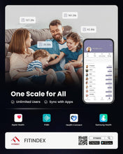 Load image into Gallery viewer, Smart Scale for Home: Analyze Weight, BMI, Muscle Mass &amp; Body Fat Effortlessly