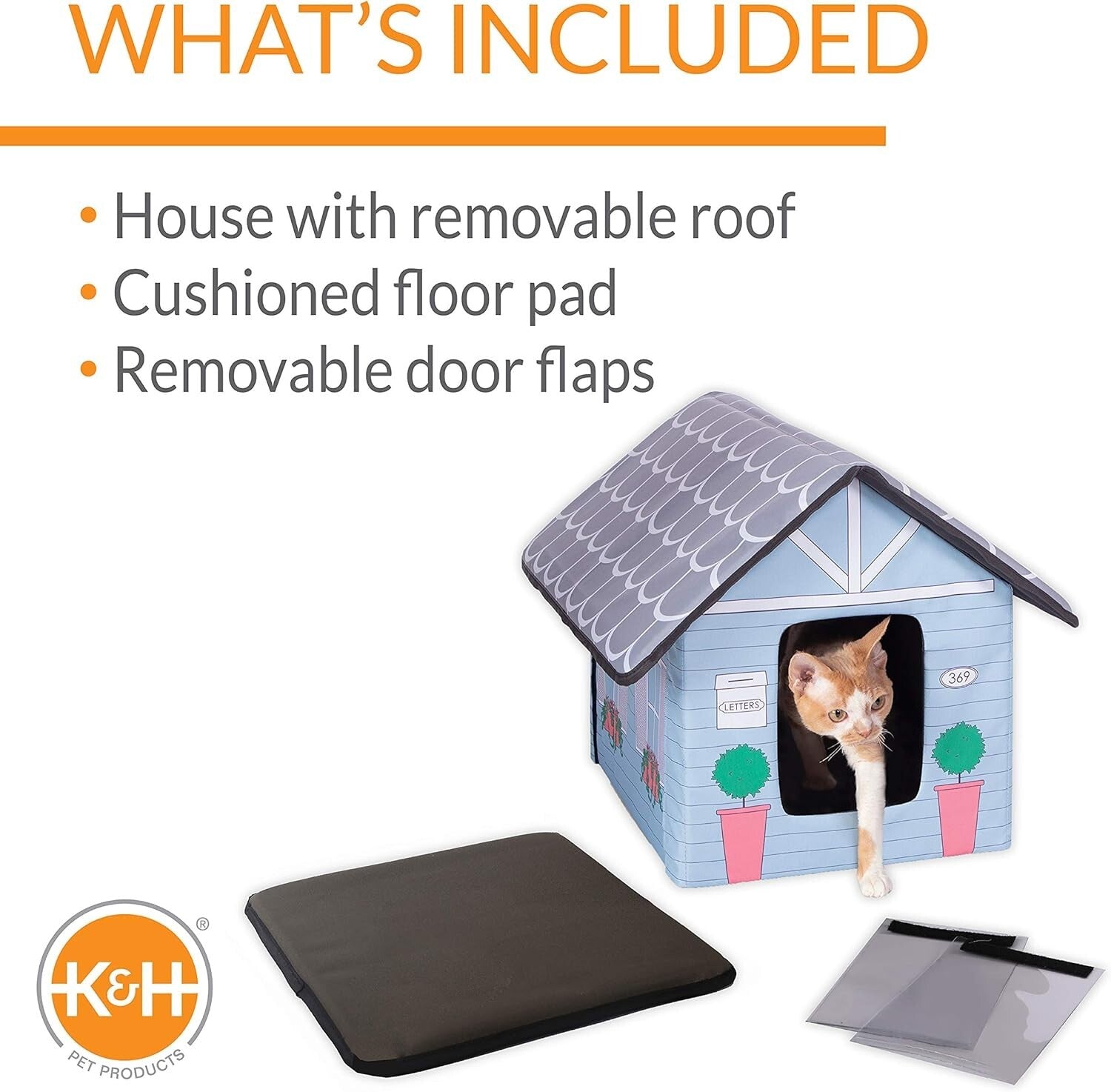 Compact Insulated Cat House for Outdoors - Safe and Comfortable for Felines