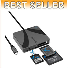 Load image into Gallery viewer, Versatile USB-C Card Reader: Supports CFexpress, CFast 2.0, MicroSD &amp; SD Cards