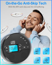 Load image into Gallery viewer, Dual Stereo Speaker CD Player with LCD Display - Perfect for Travel &amp; Home