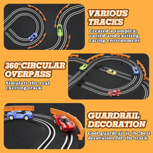 Load image into Gallery viewer, Dual Racing Slot Car Set with Remote Controls and Fast Cars – Fun for All Ages!