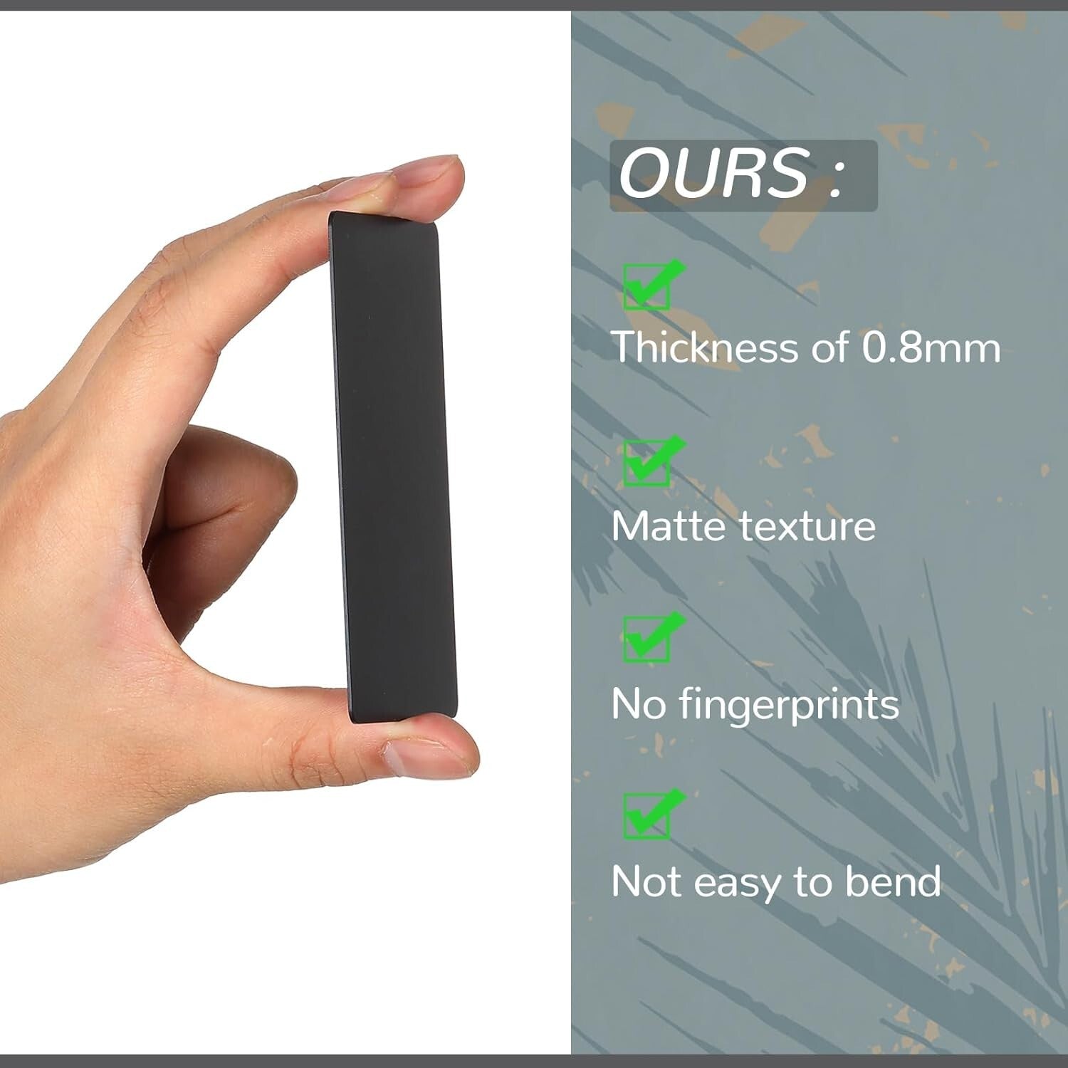 100-Pack Customizable Metal Business Cards - Durable Aluminum 3.4 x 2.1 inch