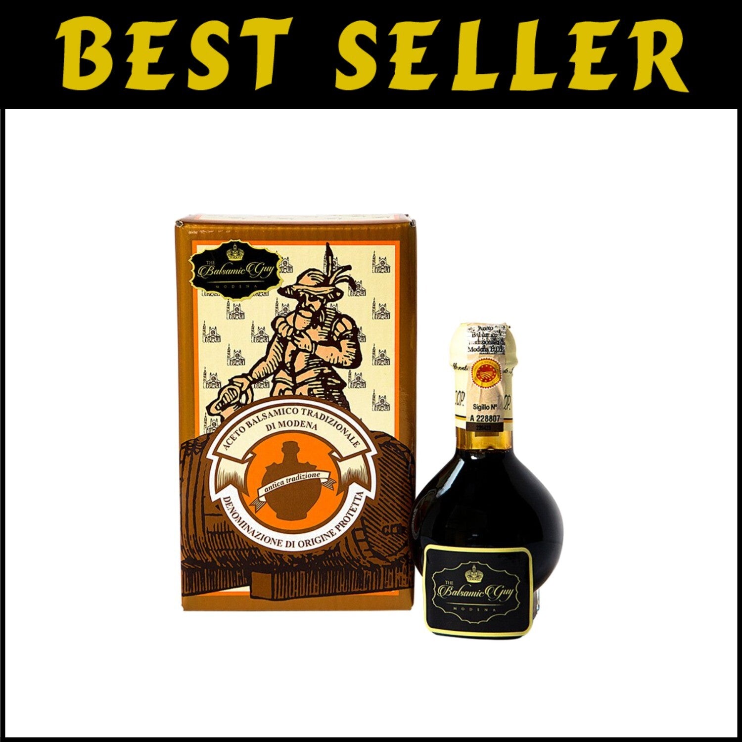 Villa Ronzan 12-Year Old DOP Balsamic Vinegar - Perfect for Gourmet Recipes