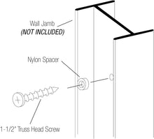 Load image into Gallery viewer, Complete Chrome Parts Kit for Framed Sliding Shower Doors - Upgrade Made Easy
