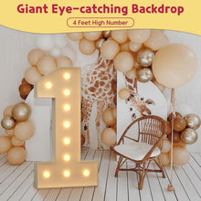 Load image into Gallery viewer, Eye-Catching 4FT Number 15 Marquee Lights - Perfect for Birthdays &amp; Weddings