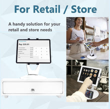 Load image into Gallery viewer, Adjustable Height Tablet Stand with Central Pivot - for Retail Kiosks &amp; Offices