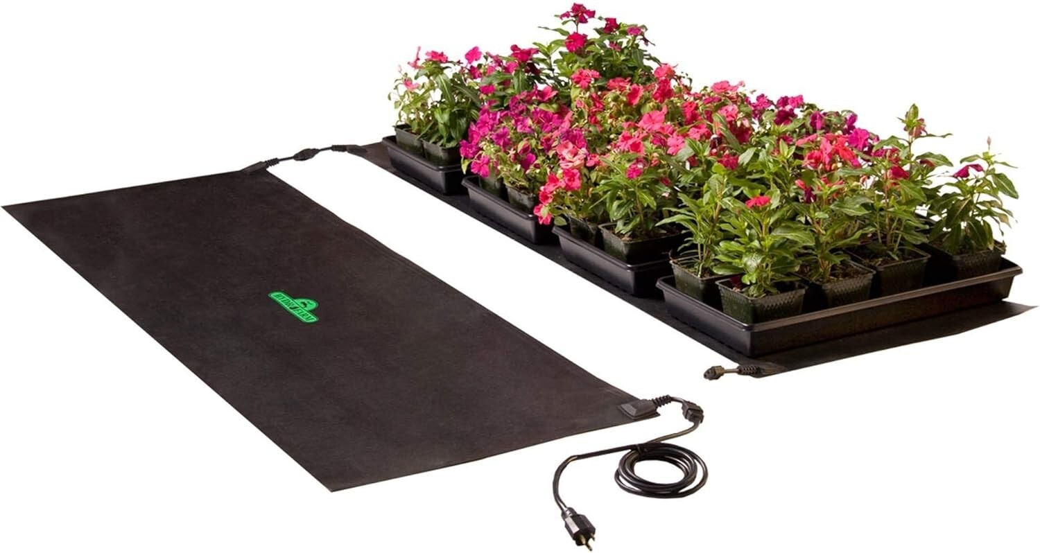 Daisy Chain Up to 5 Heavy-Duty Heat Mats - 60x21 for Enhanced Plant Growth