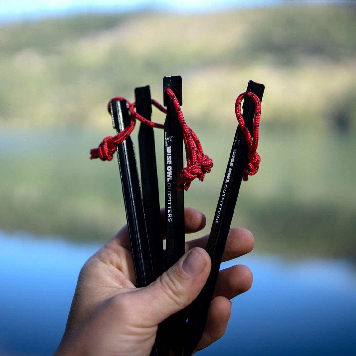 Durable Hammock Tarp with Aluminum Stakes - Essential Camping Gear Must-Have