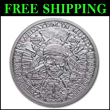 Load image into Gallery viewer, 1 oz Silver Pirate Round - Pieces of Eight Coin with Stunning Design