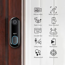 Load image into Gallery viewer, Advanced Motion Detection Video Doorbell with Night Vision &amp; App Control