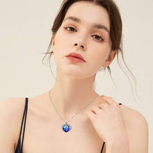 Load image into Gallery viewer, Nursing School Graduation Gift: Sterling Silver Pendant with Angel Heart Charm