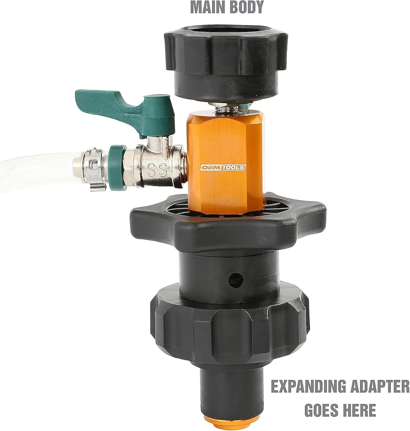 5-Adapter Vacuum Coolant Refill Kit for Fast & Efficient Engine Maintenance