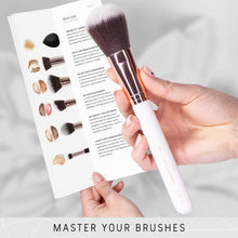 Load image into Gallery viewer, Complete Professional Vegan Makeup Brush Set - Soft Brushes &amp; Eco-Friendly Case
