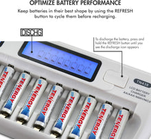 Load image into Gallery viewer, Eco-Friendly 16-Slot Smart Battery Charger + 16 High-Capacity AAA Rechargeables