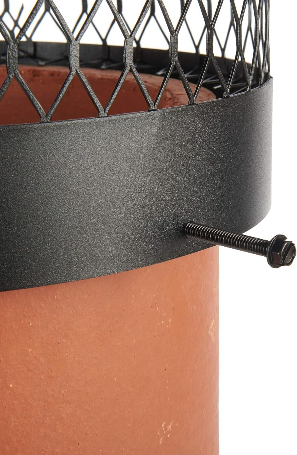 Elegant Black Chimney Cap - 12" Round for Masonry; 7-Year Limited Warranty