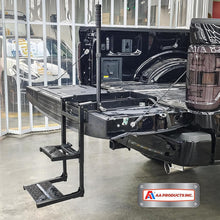 Load image into Gallery viewer, Telescopic Handrail Tailgate Step Ladder - Easy Install for Trucks &amp; Trailers