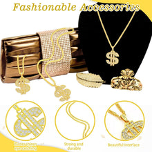 Load image into Gallery viewer, Exquisite Gold Dollar Sign Hip Hop Necklace for Casual and Costume Wear